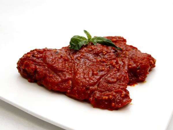 kogelbief gemarineerd p/st rood