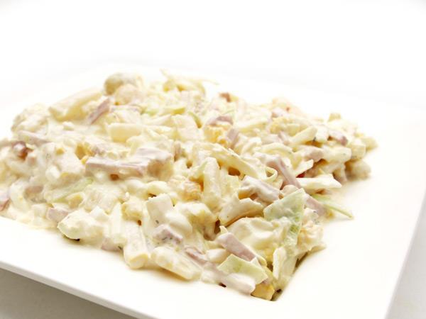 Ham-aspergesalade&nbsp;verp. p 400 gram